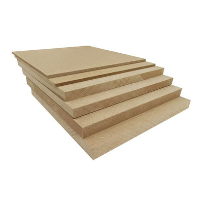 木繊維 2mm 3mm 5mm 6mm 12mm 15mm 16mm 18mm 20mm 21mm 厚さ メラミンのMDF 平 MDF 原材料のMDF板