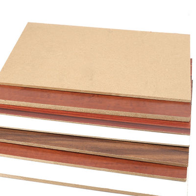 防水 白木 粒色 メラミン 層状 MDF 板 家具用