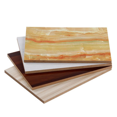 ハードボード Mdf 15mm ホワイト 木材粒色 メラミンのMdf 密度 680-830KG/M3